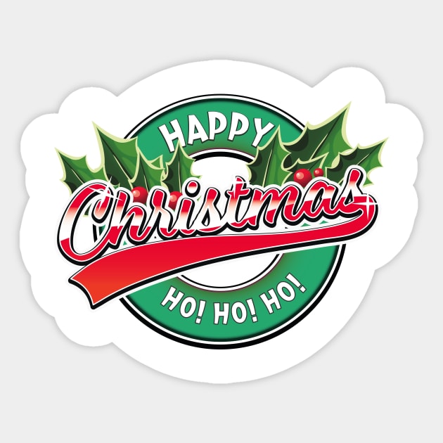 happy christmas ho ho ho Sticker by nickemporium1